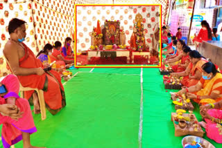 devi navaratri celebrations at kagaznagar