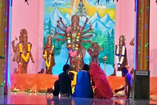 durga pratima made by hindu muslim police special story assam etv bharat news