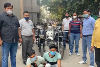 Crime Branch team arrested two Vehicle thief for Tajim gang in delhi