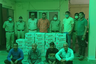 Police seized 28 peti of illegal liquor in jabalpur