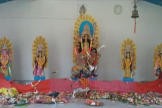 celebrated durga puja at Morigaon