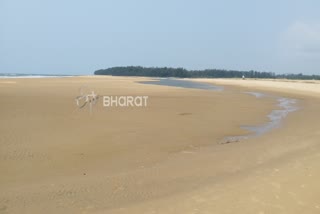 sand land created in kali sangama area