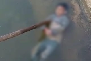 A boy body found in Tungabhadra channel