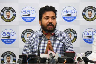 AAP MCD incharge Durgesh Pathak said Could not pay salary even during festival then BJP does not have the right to stay in MCD