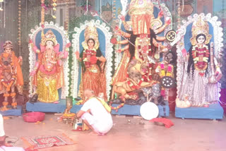 Shardiya Durga Puja Festival being celebrated in Inder Enclave