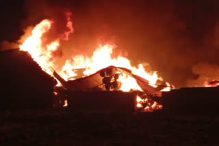 Amroha: Cotton waste factory fire due to short circuit