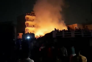 Fire breaks at out near Noida's Bhangel Market