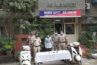 Mayapuri police arrested vicious burglar