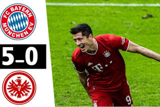 Bayern rout Frankfurt 5-0