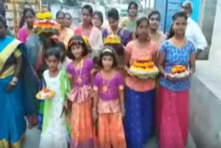 MLA Rajaiah Participated in Bathukamma Celebrations