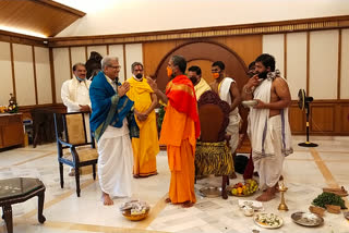 Pejavara swamiji visite dharmasthala