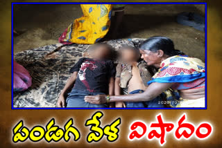 Two children dies in a pond for Batukamma flowers