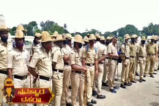Deployment of police personnel for Jumbo Savari