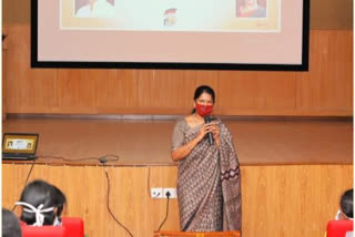 DMK Women wing social media training course held at anbalagam