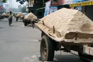police takeover sand vehicles at