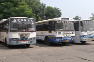 RTC services from Guntur to Hyderabad have been suspended.