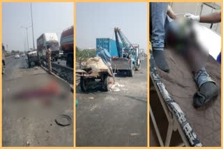 truck hit workers in ajmer,  accident in ajmer