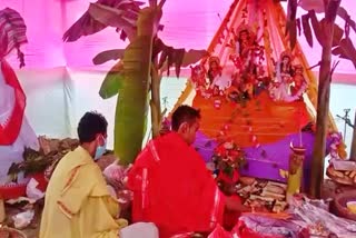 puja at teok jorhat assam etv bharat news