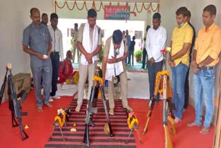 Arms worship in Korba