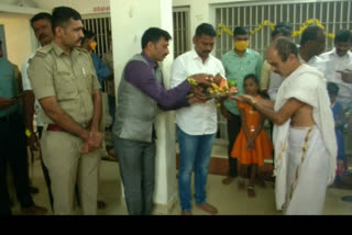 Ayudha pooja  at Shimoga Police Station