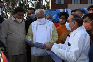 CM Manohar Lal inspected underpass on Kalka-Pinjore railway line