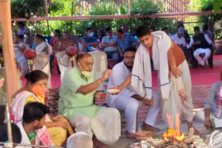 Mohanavami at Minister Ranjit Dutta's house