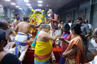 jammi puja on the occasion of vijaya dasami at yadadri district