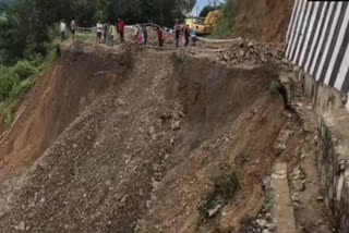 Manipur: Landslide in Senapati cut off connectivity via National Highway-2