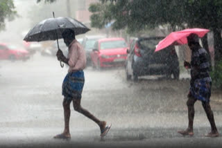 heavy rainfall at four district warns tn meteorological department