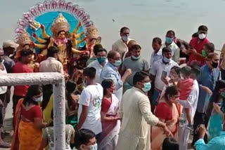 Dedication of the statue of Goddess Durga at Silchar