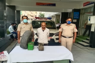 Indrapuri police arrested a vicious thief