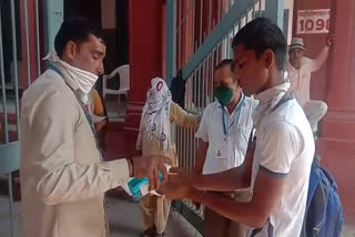 Compartment examination held in Bhiwani  in mid Corona