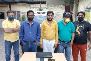 police arrested five people for betting on ipl match in south west delhi
