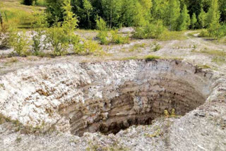 Be vigilant with sink holes