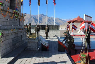 Fire & Fury Corps pays homage to martyrs on 74th Fire & Fury Corps pays homage to martyrs on 74th Infantry DayInfantry Day