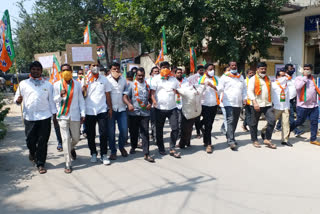 bjp leaders protest against trs government in mahaboobnagar