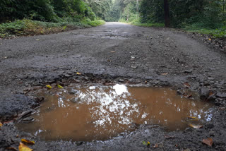 siddapura-kumata road damage