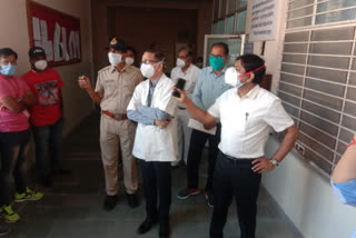 एडीएम काअस्पताल निरीक्षण, ADM inspected nagaur Hospital  कोविड मरीजों से मिलने का समय  Time to visit covid patients