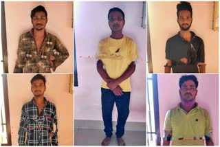 5 gang robbery arrested by puri police