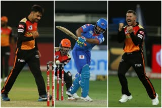 hydrebad won the match  sunrisers-hyderabad--with-delhi-capitals  ipl2020  ipl uae2020  srh-dc ipl  ipl 47thmatch  ദുബായ്  ഐ പി എൽ വാർത്തകൾ  സണ്‍റൈസേഴ്‌സ് ഹൈദരാബാദ്