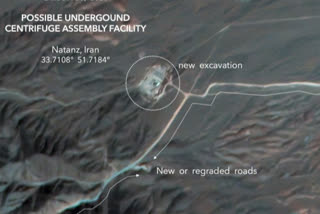 Satellite image show construction at Iran nuclear site