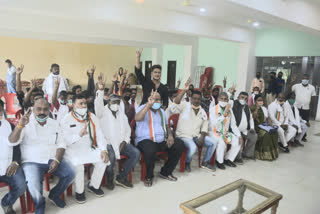 BJP workers join Congress in bilaspur