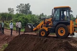 road construction by athani farmers