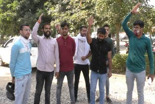 ABVP submits memorandum to sirsa additional dc in nikita tomar murder case