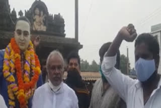 tdp protest at thatipaka