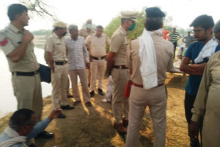 dead body found from fish pond in bhiwani