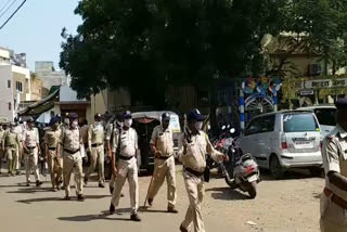 SAF jawans took out flag march