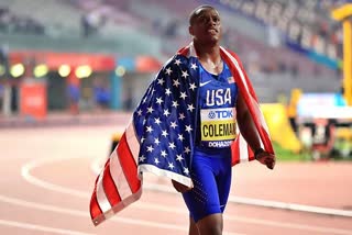 world champion christian coleman to miss tokyo olympics after two year ban