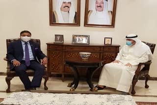 Indian envoy, Kuwaiti Assistant Foreign Minister discuss ways to enhance ties