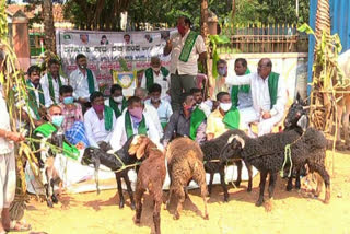 farmers protest in davangere